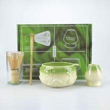 4pcs Matcha Set, Matcha Beginner Set Including Ceramic Matcha Bowl, Matcha Blender, Matcha Sieve, Matcha Spoon, Song Dynasty Tea Ordering Matcha Maker Tool Set, And Holiday Gifts For Family, Friends, And Colleagues - Multicolor - View 11