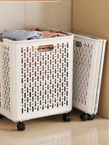 Foldable Laundry Basket With Handle, Large Capacity Clothes Storage Basket Doubles As Plush Doll Organizer, Collapsible Dirty Clothes Hamper For Bedroom/Laundry Room, Space-Saving Wall-Mounted Storage Container - Great For College Students, Moms, Small Apartments (Mother's Day/Back To School) - Multicolor - View 8