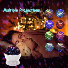 Star Projector Night Lights For Kids, Birthday Gifts For 1-4-6-14 Year Old Girl Boy Kids Bedroom, Glow In The Dark Stars Moon For Child Asleep Peacefully - 白色 - 查看 4