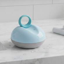 Cepillo de ducha de mano para limpieza, exfoliante de espalda de doble cara, exfoliante corporal. - Azul - Ver 7