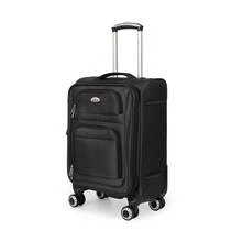 NEW YORK XPRESS Lightweight Water-Resistant Softside Spinner Luggage With Secure TSA Lock,Expandable Design & Organized Interior,Suitable For Long Or Short Travel - 黑色 - 查看 12