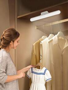 1pc LED Mirror Light, Touch Sensor Makeup Mirror Light, Wireless Cabinet Light, Adjustable Reading Lamp, Eye-Caring Reading Light, Portable LED Light Strip, Touch Light Bar, 3-In-1 Dimmable Color Temperature, Built-In Rechargeable Battery, Suitable For Wardrobe, Cabinet, Bathroom, Makeup Mirror, Bedroom And More, Multi-Functional Design, Eye Protection - Multicolor - View 3