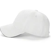 1 Kkaingg Baseball Cap |   Immigrants , Adjustable Dad Hat, Black, Vintage Style, Curved Brim, Buckle Closure, All-Season Wear - trắng - Xem 4