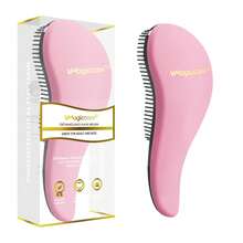 VMAGIC care 顺发梳 - 轻松解开打结的头发 - 男女皆宜的最佳梳子/发刷 - 干湿发均适用（粉色）