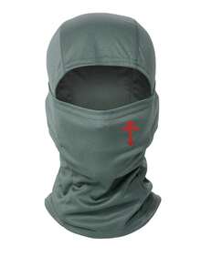 1/2 chiếc mặt nạ trùm đầu trượt tuyết màu trơn/in họa tiết unisex, nhanh khô, thoáng khí, chống nắng, thích hợp cho sử dụng hàng ngày, đạp xe, kiểu dáng chéo, mặt nạ một lỗ. - F - Xem 15