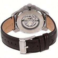 Fossil Men's Automatic Mechanical Leather Three-Hand Watch, Stainless Steel Case/Scratch-Resistant Glass Lens ME3111/ME3100/ME3101/ME3102 - Brown - View 4