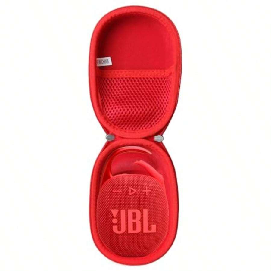 Hermitshell - Funda rígida de viaje para  Clip 4 - Mini altavoz Bluetooth portátil gris - Rojo - - Ver 1