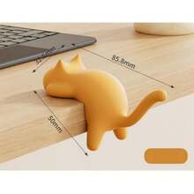 Cat-Shaped Painless No-Drill Desk Edge Hook, Suitable For Student Desks, Multi-Function Bag Hanger - A - View 13