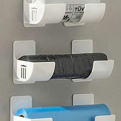 4pcs Adjustable Trash Bag Holder Rack, Suitable For Storing Trash Bags, Cling Wrap, Umbrellas, Rolling Pins, Wrap Racks, Kitchen Racks, Sink Storage Racks, Wardrobe Kitchen Organizers, Kitchen Tools, Kitchen Storage Containers, Mother's Day Gift