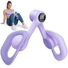MERACH Thigh Trainer, Pelvic Floor Muscle Trainer, Inner Thigh Exercise Workout Equipment For Home, Pelvic Floor Strengthening Device - Purple - View 2