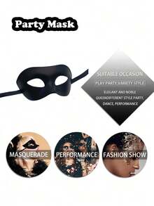 1个/2个威尼斯主题派对面具，情侣面具，性感蕾丝面具，酷炫面具，适合化装舞会、节日派对、角色扮演爱好者 - 彩色 - 查看 3