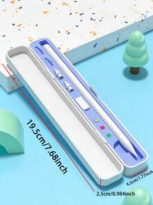 1 个触控笔收纳盒，防摔笔盒，电容笔保护套，硅胶笔盒，兼容防水防刮保护套，触控笔防水套，防震 Apple Pencil 收纳盒。 - 彩色 - 查看 11