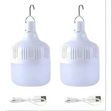 Portatil Recargable Emergencia Usb 260w Lámpara Foco Led 2pc - por defecto - Ver 1