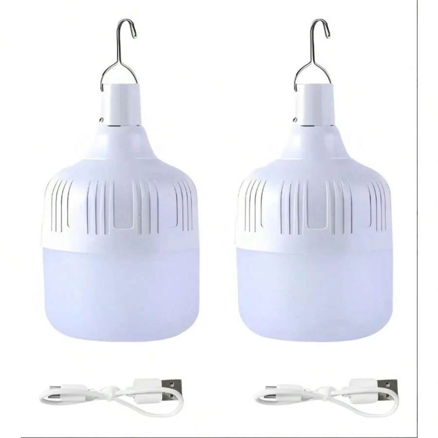 Portatil Recargable Emergencia Usb 260w Lámpara Foco Led 2pc - por defecto - Ver 1