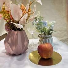 24/48 Packs, 33cm Placemats, Disposable Placemats, Gold Round Sequin Pattern, Suitable For Valentine's Day, Thanksgiving, Birthday Parties, Wedding Parties, Bridal Showers, Dinner Parties, Banquets, Dining Tables, Picnics, Cafes And Other Occasions. - Multicolor - View 7