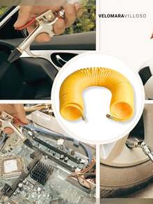 Kit Accesorios Aire Compresor 18 Piezas Manguera Espiral 15m 1/4 Herramientas Manuales Profesional - Gris Oscuro - Ver 2