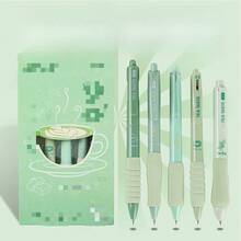 5pcs Neutral Ballpoint Pens, Suitable As Back To School Gifts For Classmates And Friends - Multicolor - View 4