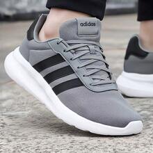 Adidas New Men's And Women's Athletic Shoes, Comfortable, Versatile, Breathable, Casual Running Shoes - Grey/White - View 1