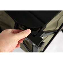 Break 220 LB Folding Extension, Heavy-Duty 300-Liter Folding Multi-Functional Garden Cart With Large All-Terrain Beach Wheel And Cup Holder. - Military Green - Army Green - View 8