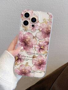 1 chiếc ốp lưng điện thoại TPU trong suốt dày dặn, chống rơi vỡ, phủ UV, viền vàng độc đáo, họa tiết hoa hồng, tương thích với dòng /Galaxy, bảo vệ ống kính và có thể dùng như ốp bảo vệ, món quà lý tưởng cho năm mới, Giáng sinh, Halloween hoặc Ngày Valentine. Phiên bản quốc tế, không phải phiên bản nội địa. - Nhiều màu - Xem 6