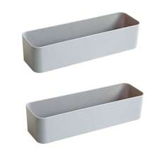2pcs Durable Plastic Tool Storage Box Suitable For RV, Sturdy Vehicle Storage Container, Wall-Mountable Storage Unit - 2 Pack - View 8