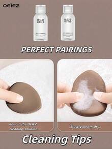 OEIEZ 2pcs Makeup Sponge Puff, Double-Sided, Large Size Makeup Sponge Suitable For Liquid And Cream Foundation, Perfect For Flawless Makeup For Women And Girls,Giveaways,Travel,Cheap Stuff,Travel Essential - Multicolor - View 10