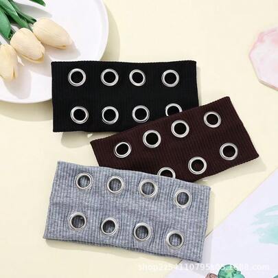 4 piezas Diadema con Clips, Diadema con Clip de Mariposa para Peinado, Diademas con Clips Profesionales, Accesorios para el Cabello para Mujeres (Negro, Marrón)