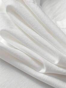 Disney A High-Quality 100% Pure Cotton Summer Men's T-Shirt With Mickey Mouse Portrait Print Pattern, Suitable For Various Styles Such As American Streets, Casual Daily Life, Etc - White - View 5