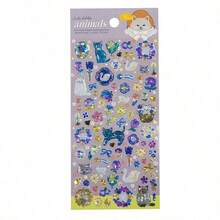 1 pieza Lindo adhesivo de cristal DIY Animales Gato Conejo Bosque Pegatina 3D, Adecuado para Scrapbooking Manualidades DIY Regalos - Multicolor - Ver 14