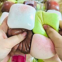 超大号慢回弹柚子减压挤压玩具，PU材质逼真柚子挤压玩具，慢回弹减压挤压玩具，Scooshi Games出品 - 彩色 - 查看 11