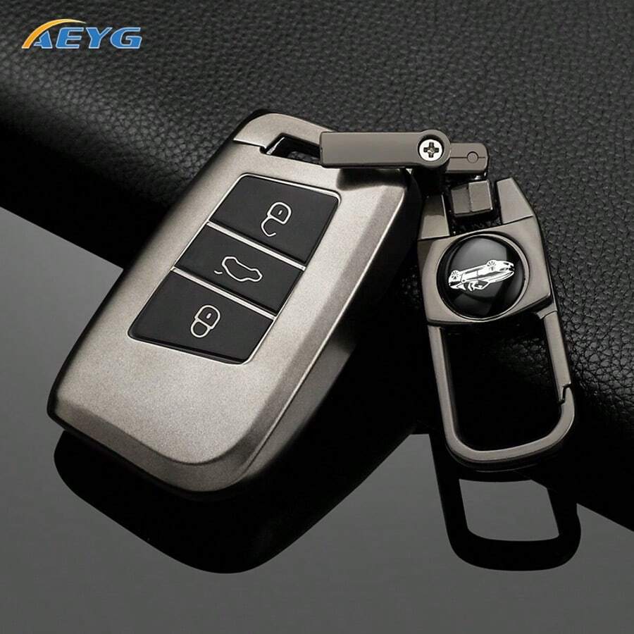 New Grey TPU Car Key Fob Cover, Anti-Scratch Full Protection Key Case Shell, Fit For VW Magotan Passat B8 Sko Da Superb Kodiaq A7 Car Accessories - D - View 1