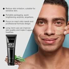 EAST MOON Crema de Maquillaje Natural para Hombres - Maquillaje Sin Trazas y Fresco, Mantenimiento Cutáneo, Ahorra Tiempo en Rutina Diaria, Hidratación Intensa, Brillo Luminoso, Oculta Imperfecciones, No Reseca la Piel - Niacinamida - Ver 7