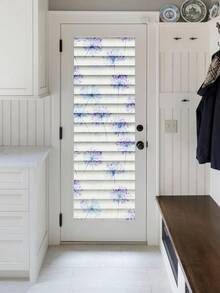 1 Roll Colored Glass Window Film, Privacy Window Film, Static Cling Window Film Suitable For Home, Bathroom, Office, Doors And Other Glass Surfaces. Width: 17.5 Inches - 1PC - View 6