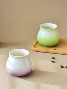 1pc China-Made Ceramic, Ceramic, Creative Personalized Mug, Household Coffee Cup, Master Cup, Water Cup, Breakfast Cup - Multicolor - View 7