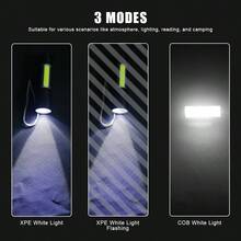 1PC COB LED Flashlight USB Rechargeable LED Mini Telescopic 120LM Camping Lantern Zoomable Focus Torch Light - Multicolor - View 7