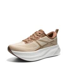 Women's Lightweight Road Running Shoes – Non-Slip Cushioned Sneakers For Gym, Workout, Walking & Tennis Arch Support & Comfort For 5K Activities - Màu Khaki - Xem 8
