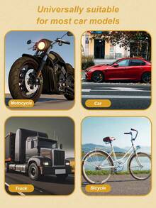 4pcs Dust-Proof & Air-Tight Valve Caps, Aluminum Alloy Bullet-Shaped Hexagon Screws, Suitable For Cars, Motorcycles, Bicycles, Durable Metal Tire Upgrade Accessories - Valve Cap - View 8