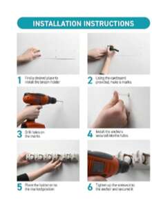 Garage Tool Storage Racks - 白色 - 查看 6