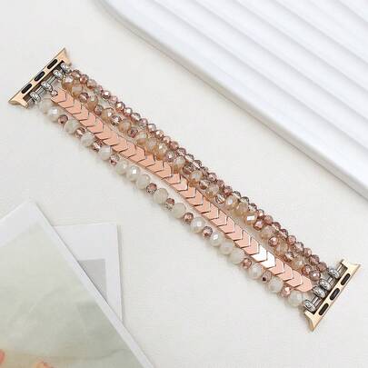 1pc Elastic Rope Strap Compatible With Apple Watch 38mm/42mm, Versatile Smartwatch Band