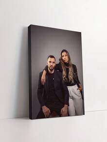 Customizable Framed Canvas Wall Art - Multicolor - View 2