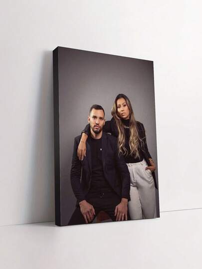 Arte de pared en lienzo con marco personalizable