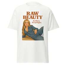 Sydney Sweeney RAW Beauty Unapologetic Stance  Parody T Shirt Summer Men's And Women's Loose And Breathable T-Shirt Top - màu đen - Xem 8