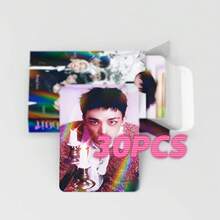 30张偶像男团S-K-Z最新专辑《DO IT》全息卡片，高清双面激光印刷，明星周边，高品质照片收藏品及粉丝纪念品 | 生日、周年纪念日完美礼物，顶级收藏品 - 彩色 - 查看 4