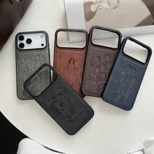 定制手机壳，兼容 17/16/15/14/13/12/11 Pro Max/17/Air/16/15/14 Plus，可个性化定制姓名首字母，3D DIY 雕刻浮雕烫金字母，采用烫金工艺，经典奢华 PU 皮革防震保护壳，是送给爱人、朋友、家人或自己孩子的节日礼物。 - 藏蓝色 - 查看 6