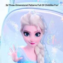 Disney 迪士尼艾莎防水背包，轻便符合人体工学设计，适合学生使用 - 長方形 - 查看 5