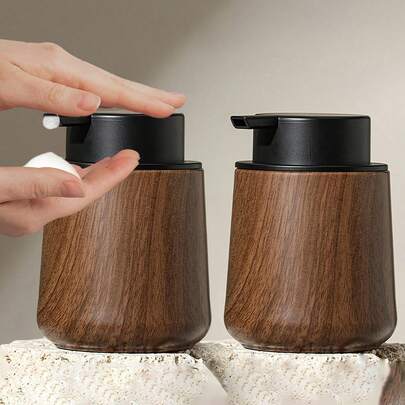 1pc Foaming Bottle, Lotion Pump Bottle, High-End Empty Bottle For Shampoo, Body Wash, Refillable Cosmetic Bottle