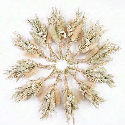 Forest Eternal Flower Mini True Dried Flower Wedding Brooch Bouquet Bracelet Handmade DIY Decorative Aromatherapy Materials Spring Valentine's Day Mother's Day Wedding Decor