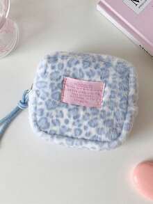 1 Túi trang điểm mini họa tiết da báo, túi đựng băng vệ sinh, túi đựng đồ dùng cá nhân, túi đựng son môi, túi trang điểm du lịch di động, túi đựng băng vệ sinh cho bé gái, ví, clutch có khóa kéo đựng son môi, đồ chăm sóc da, tiền xu, chìa khóa, vật dụng nhỏ. Túi trang điểm, túi đựng đồ chăm sóc da, túi đựng đồ dùng vệ sinh cá nhân, túi trang điểm du lịch, trang trí phòng trang điểm. - Nhiều màu - Xem 8