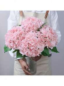 Hoa cẩm tú cầu nhân tạo, hoa cẩm tú cầu giả, cây nhân tạo sống động như thật, trang trí mùa xuân, hoa giả chất lượng cao, thích hợp để tự làm bó hoa cưới, trang trí tiệc, nhà cửa, phòng khách, nhà bếp, sân vườn, khách sạn, văn phòng, phòng học, trang trí phòng, quà tặng ngày Valentine, quà tặng ngày Nhà giáo, quà tặng cho y tá, trang trí mùa thu, đồ dùng cần thiết cho đám cưới ngoài trời, quà tặng tựu trường. - Màu Hồng baby - Xem 10