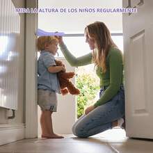 Dispositivo portátil de medición de altura por ultrasonidos Dispositivo de medición de altura | Medidor de altura digital | Medidor de altura por ultrasonidos Tecnología de medición de distancia por ultrasonidos Diseño inalámbrico portátil Rango de medición de 200 cm - MORADO - Ver 4